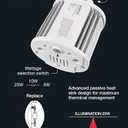 Satco 20W/LED/WP/CCT/E26/100-277V, White