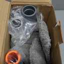 Eazer Squeegee Window Cleaner Tool, 2 in 1 Rotatable Window Cleaning Squeegee Kit with Extension Pole, 62'' Window Washing Kit, Bendable Head for Car Glass - 2 Scraper