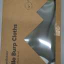 KeaBabies 4-Pack Baby Burp Cloths Baby Girl, Boy - Organic Cotton Burp Cloth, Extra Large, Absorbent, Soft Burping Cloths & Bibs Set for Babies, Newborn Burp Clothes, Thick Burp Rags (Eclipse)