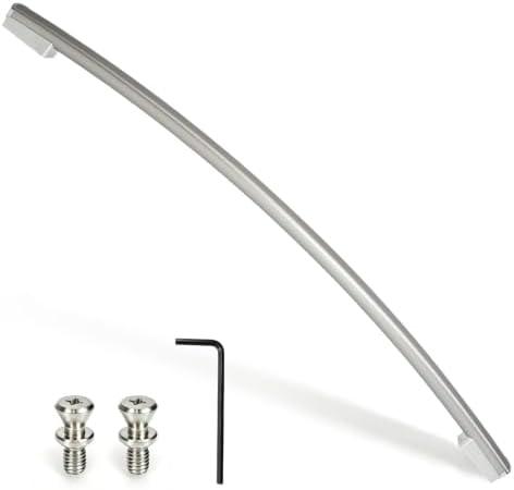 Fits for GE Refrigerator Freezer Door Handle Replacemen WR12X23646 | Replace for AP5958539 4182313 PS11699570 WR12X11015 for ge Stainless Steel refrigerator parts DFE28J GFE26 GYE22 PFE28 Series