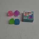 Fidget Toy Stress Cube 4 Pack, Cube Squishies Anxiety Stress Relief with Thick Substance, Fidgets for Classroom, Stress Balls for Adults Kids Children Teens