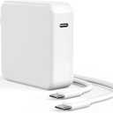 Mac Book Charger, 100W Laptop Power Adapter for MacBook Pro 16 15 14 13 Inch (M1 M2 M3), 96W 87W USB C Replacement Charger for Mac Air 15/13 Inch, iPad Pro 13 12.9 11 Inch, 6.6ft Cable