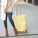Clear Luggage Cover for 30 inch Suitcase Tsa Approved Thicken PVC Plastic Suitcase Protector Cover for Baggage Travel Waterproof.