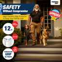 Stair Edge Protector 12 Ft - Brown Rubber Edge Trim for Steps - Stair Nose Molding - Rubber Nose Trim - Fit for Indoor and Outdoor - Non Slip and Waterproof
