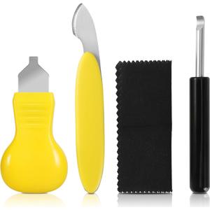 4 PCS Professional Watch Back Removal Tool Pry Back Case Opener Battery Replacement Set, Watch Repair Kits