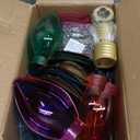 Jumbo C9 Christmas Pathway Lights Outdoor - 2 Pack Total 17 Feet 10 LED C9 Walkway Lights, Multicolor Jumbo Light Christmas Bulb Light Outdoor Decorations for Lawn Holiday Outside Yard Garden