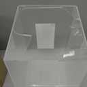 Football Display Case, Acrylic Football Case Clear, UV Protected Display Case with Solid Wood Base Stand for Full Size Signed Football Holder, Football Display Box for Football Fans & Collectors