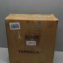 YARNSCAPE Vintage 8' x 10' Washable Area Rug - Stylish Indoor Rug for Living, Dining or Bedroom - Lightweight Carpet with Non-Slip Backing - Foldable for Easy Placement and Maintenance - Rust