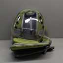 Cat Backpack Carrier, Breathable Cat Carrier Large Space Bubble Pet Backpack for Kitty Small Dog up to 15lbs, Transparent & Foldable Pet Carrier for Travel Hiking (Green)