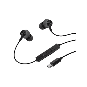 Helix Active Noise Cancelling USB C Earbuds - Black