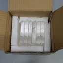 Okuna Outpost Clear Table Number Holders for Weddings, Acrylic Place Card Signs (6 Pack)