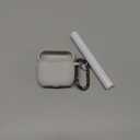 for Airpods 4th Generation Case Cover(2024),Soft Silicone Full Protective Case for AirPods 4 Case with Keychain & Cleaner Kit,Compatible with Apple Airpods 4 for Women,MenStarlight