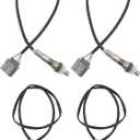Set of 4 Upstream and Downstream Oxygen O2 Sensor Compatible with 2003-2008 Acura MDX RL TL Honda Accord Odyssey Pilot Ridgeline Vue V6 3.0L 3.2L 3.5L 25024346 25024391 25025001