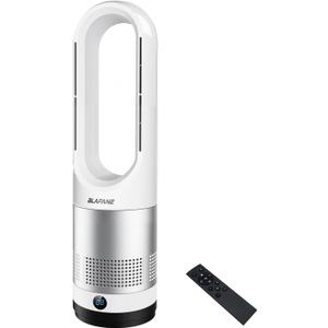22" Bladeless Tower Fan, 80 Oscillation, 9-Hour Timer, 10 Speeds, Remote Touch Control, Easy Clean, Quiet, Cool Air Multiplier for Bedroom Home Office Living Room