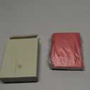 GOIACII Small Women Wallet Genuine Leather RFID Blocking Bifold Zipper Pocket Card Holder with ID Window (A10 Cross Grain Red)