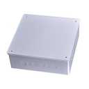 12" x 12" x 4" PVC Plastic Junction Box with Pre Molded 3/4" & 1" Punch in Holes Waterproof Electrical Boxes Project Junction Conduit Box for Electrical Outdoor Enclosure