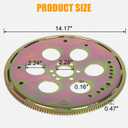 RANSOTO LS V8 Flexplate Heavy Duty Compatible with 1997-2007 GM Gen III LS1,LS2, LS6, 4.8L, 5.3L 6.0L adapt to TH350, TH400, 700R4, 200-4R, 4L60 LS Flywheel