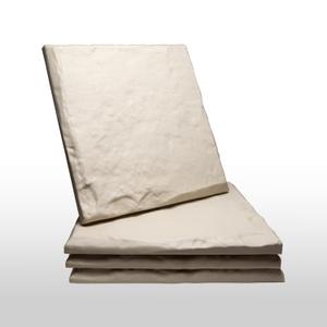 Garden Stepping Stones with Stakes  Set of 4, PP Walkway Pads, 15.5" x 15.5", Weather-Resistant, Easy Installation (4 Pcs, Beige)