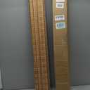 LazBlinds No Drill Cordless Bamboo Roman Shades, 38" W × 72" H, Brown | Tool-Free Light Filtering Window Treatment, Roll Up Bamboo Blinds for Windows