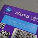 ALWAYS Radiant, Size 4, Overnight Sanitary Pads With Wings, Scented, 20 Count