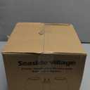 Small Lamp Shades Set of 2, 5.5" Top x 10" Bottom x 6.6" High, Small White Lamp Shades for Table Lamps, Fabric Lampshade Replacement for Bedside Lamp, Wall Sconces, Spider, Clip on Adapters Included