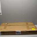 Water Dispenser Floor Stand with Curved Shelf for Cups, Metal with Wood Storage Shelf for 1-5 Gallon Water Bottle/Crocks, Drink Dispenser, Beer Keg, and Potted Plant, Black