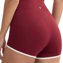 ENERBLOOM Workout Shorts for Women Yoga High Waisted Tummy Control Dolphin Athletic Compression Shorts 3" Gym Casual XXL