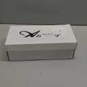 Athlefit Women's Closed Pointed Toe 3 Inch High Heels Ankle Strap Stiletto Heel Wedding Party Dress Pumps Shoes, Black Nubuck Size 9.5, SAPU2602W