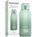 Momcozy Portable Bottle Warmer for Breastmilk Outing Feeding, Dual Heating Modes for Breast Milk & Water, Fast Even Heating Lock Nutrients, Long Battery Lasting, 17 Ounces Capacity Meet All-Day Needs