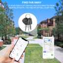 ANNNWZZD Tag 4 Pack Item Finders with Apple Find My APP (iOS Only) Help You Track Your Keys, Wallet, Luggage, Backpack, Super Lightweight [Apple MFi Certified]