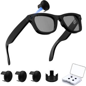 LED Light Cover Blocker Compatible with RayBan Meta Wayfarer/Skyler/Headliner & Oakley Meta HSTN Smart Glasses Accessories, 2026 NEW Camera Cover for Reduced False Alerts 4-Pack (4PCS)