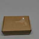 20 Pack Black Square Post Flange Base, 1" x 1" Steel Sqaure Tube Fitting, Wall Mount End Fence Bracket for Deck Railing, 1.5 mm Thick