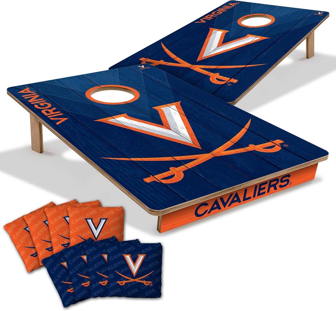 YouTheFan NCAA 2 x 3 Wood Cornhole Game with Logo Bags (Virginia Cavaliers)