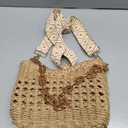 Herald Small Summer Crossbody Bags for Women, Beach Handmade Straw Woven Pocketbooks Handbag Shoulder Purse