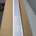 Ensenior 6 Pack 4 FT Led Shop Lights, 6000K Clear White, 5000LM Super Bright, 36W Equivalency 468W, Commercial Bay Lighting, U-Shaped Linkable Shop Lights Plug in for Garage, Workshop, FCC Certified