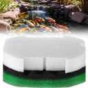Pond Filter for Ponds Maintenance Kit, Suitable for Inpond 5 in 1 600 Gallon Model, Includes Foam Filters and Polymer Wool Pads Efficient Filtration Solution (Fit 600/900)