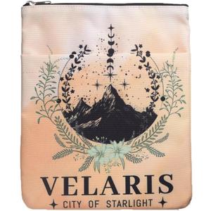 Fantasy Book Cover Markers for Reading, VELARIS Book Sleeve, Dark Fairytale Book Covers, Gifts for Men Women Book Lovers, Readers Sleeve Gift Paperback Book Cover with Zipper (VELARI)