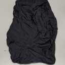 Cooling Cervical Neck Pillowcase Cover (Only Pillow Case) Ergonomic Pillowcase with Zipper Breathable Contour Pillow Cover for Side Back Stomach Sleepers(Black,Standard Size)