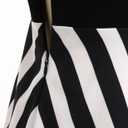 IBAKOM Women Cow Print Halloween Dress with Headpiece Bow Tie Red Plaid Puffy Sleeve Suspender Milk Maid Overall Dress (Black, S)