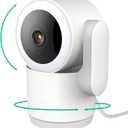 Luna 2K Indoor Cameras for Home Security, 2.4GHz & 5GHz WiFi, 360-Degree Pan-Tilt, Built-in Spotlight, Human Auto Tracking, Siren, Pet/Dog/Baby Camera with Phone app, White (2026 Upgrade Version)