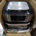 Air Fryer Oven Large 20 QT, 10-in-1 Toaster Oven Air Fryer Combo with Window for Family, Airfryer Oven with Rotisserie, 3 Dehydrating Racks