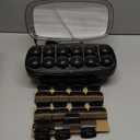 Conair Hot Rollers for Long, Medium & Short Hair, 12 Ceramic Flocked 1½-Inch and 1¾-Inch Heated Hair Rollers with Clips, Hot Curlers for Women, Volume & Curls,