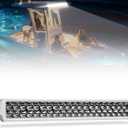 Double Row LED Light Bar 22 Inch EK ENNOKING White Marine Spotlight High Bright 200W LED Spot Flood Work Light Driving Fog Lamp for Pickup 4x4 Truck ATV UTV Off-Road 9-36V IP68 IP69K