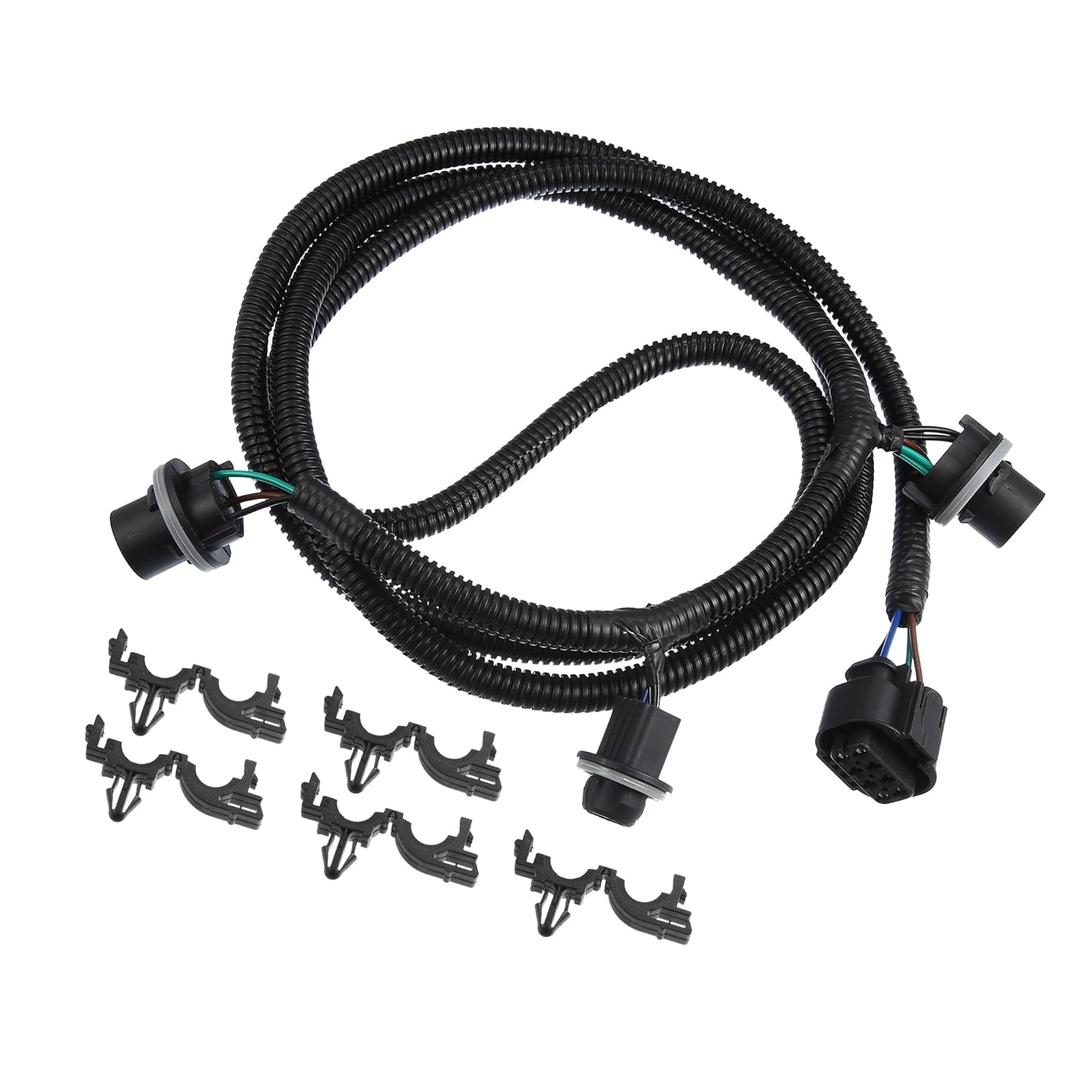 Tail Light Lamp Wiring Harness for Chevy Silverado 1500 2014 2015 for Chevy Silverado 2500HD 2015 / Passenger Side Tail Lamp Wiring Harness/Durable Plastic / 1Pcs Black