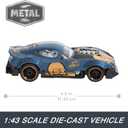 Hot Wheels Pull-Back Speeders Set of 2 Toy Cars in 1:43 Scale, Pull Cars Backward & Release, High-Performance, Collectible, with Rolomatic Engine or Door or Hood That Opens