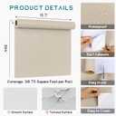 VEELIKE Beige Grasscloth Peel and Stick Wallpaper Textured Grass Woven Wallpaper 15.7''x354'' Prepasted Faux Grasscloth Wallpaper Removable Renter Friendly Beige Contact Paper for Bedroom Bathroom