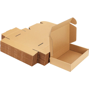 MEBRUDY 9x6x2 Inches Shipping Boxes Pack of 50, Small Corrugated Cardboard Box for Mailing Packing Literature Mailer