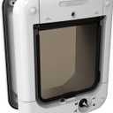 Cat Mate Microchip Activated Cat Flap (360) - ISO and AVID Compatible, Door for Entry Control of up to 30 Cats or Small Dogs, for Single/Multiple Glazing, UPVC, Walls and Wood, White