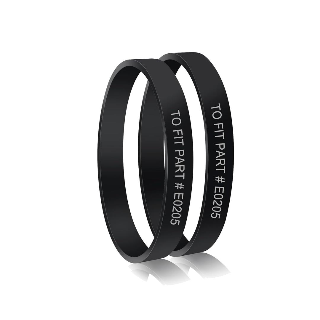 Vacuum Belt for Eureka PowerSpeed Lightweight Vacuum Cleaner, Replace Parts E0205, Replacement Belts for Eureka Model NEU180, NEU182A, NEU182, NEU182B, NEU186 (2 Pack)