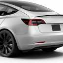 ECOTRIC Rear Spoiler Wing Compatible with Tesla Model 3 2017-2023 Trunk Tail Rear Spoiler, Glossy Black Performance P Style
